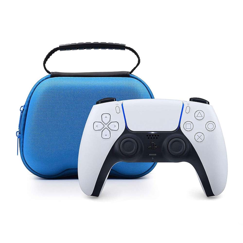 Imagen 1 del producto Estuche protector rígido para mandos, PS5, PS4, Xbox, Nintendo Switch, antiimpactos, antihumedad, azul