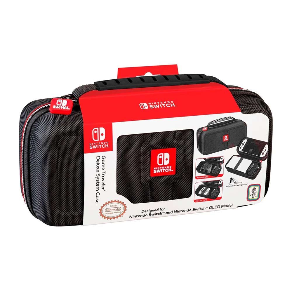 Imagen 1 del producto Estuche para Nintendo Switch y Oled rígido, negro