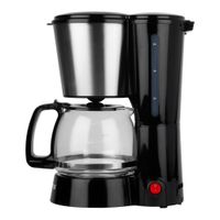 Cafetera eléctrica Imaco CM6065 650W, capacidad 4-6 tazas, jarra de vidrio, acero