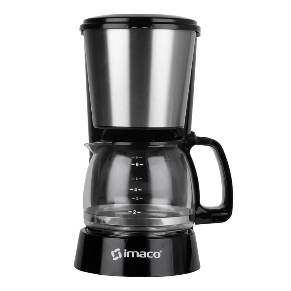 Imagen 2 del producto Cafetera eléctrica Imaco CM6065 650W, capacidad 4-6 tazas, jarra de vidrio, acero