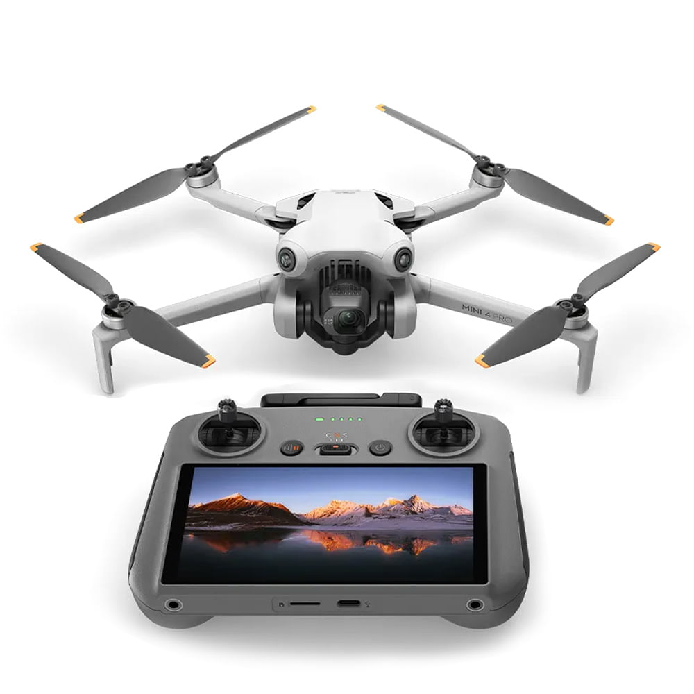 Drone Dji Mini 4 Pro Fly More Combo Plus (DJI RC 2) 48MP, 4K, vuelo 39 min