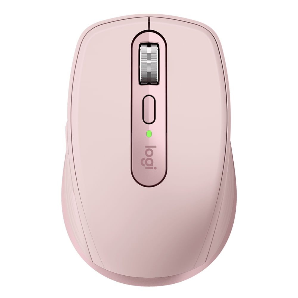 Mouse inalámbrico Logitech MX Anywhere 3S bluetooth, 8000 dpi, 6 botones, batería recargable 500 mAh, rosado