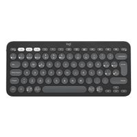 Teclado inalámbrico Logitech Pebble 2 K380S Bluetooth, membrana, español, grafito
