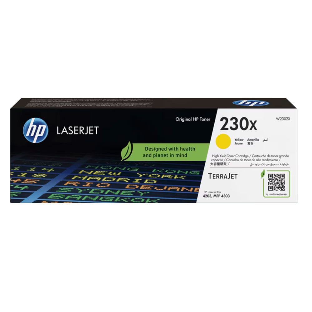 Tóner HP 230X Amarillo W2302X LaserJet Original