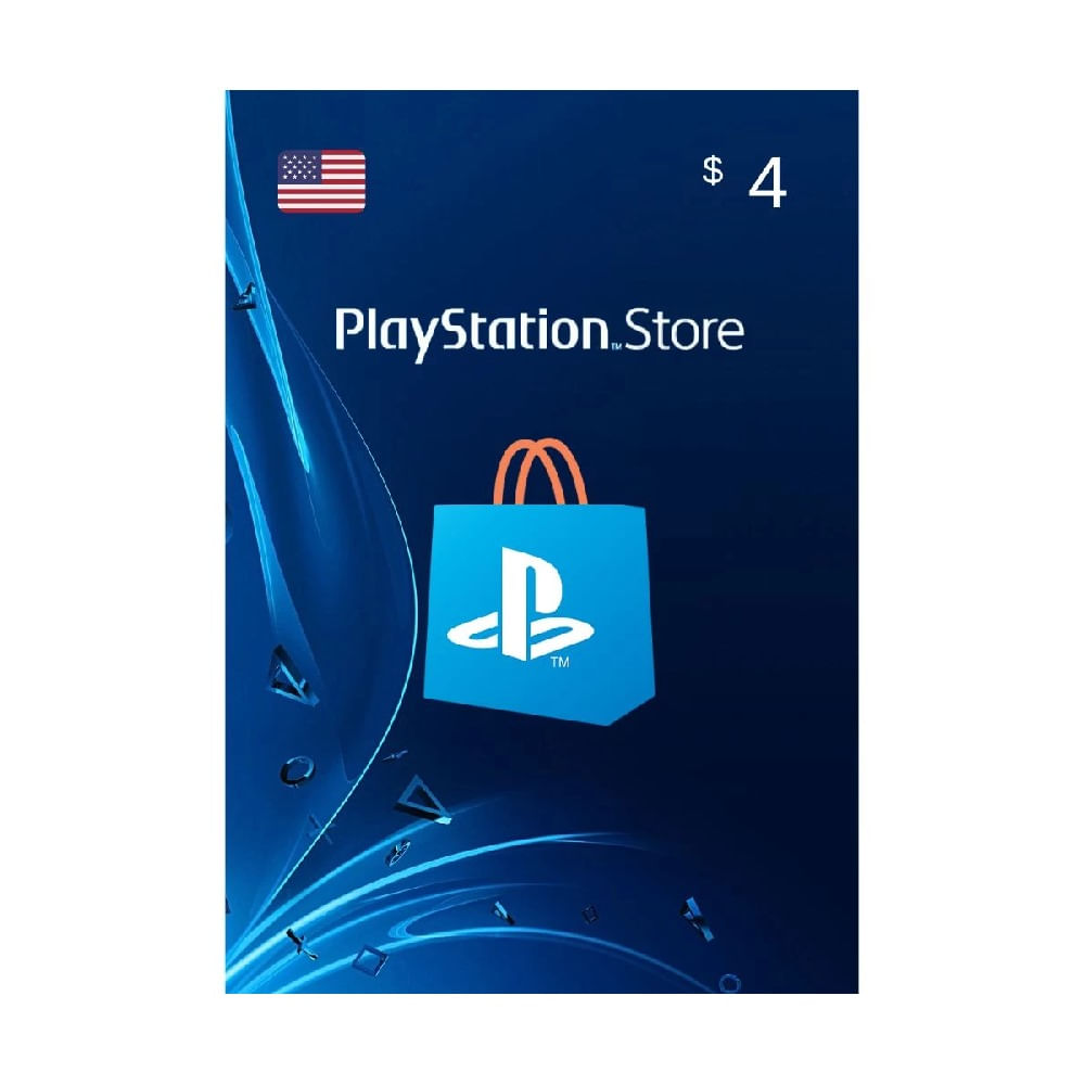 Tarjeta de regalo PlayStation Network $4 USD USA- PSN PS5 PS4 digital