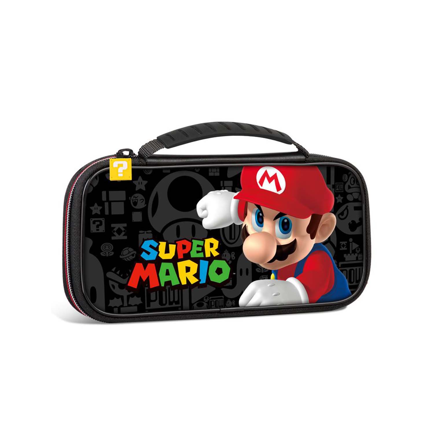 Imagen 2 del producto Estuche gamer Traveler Deluxe Super Mario para Nintendo Switch, negro