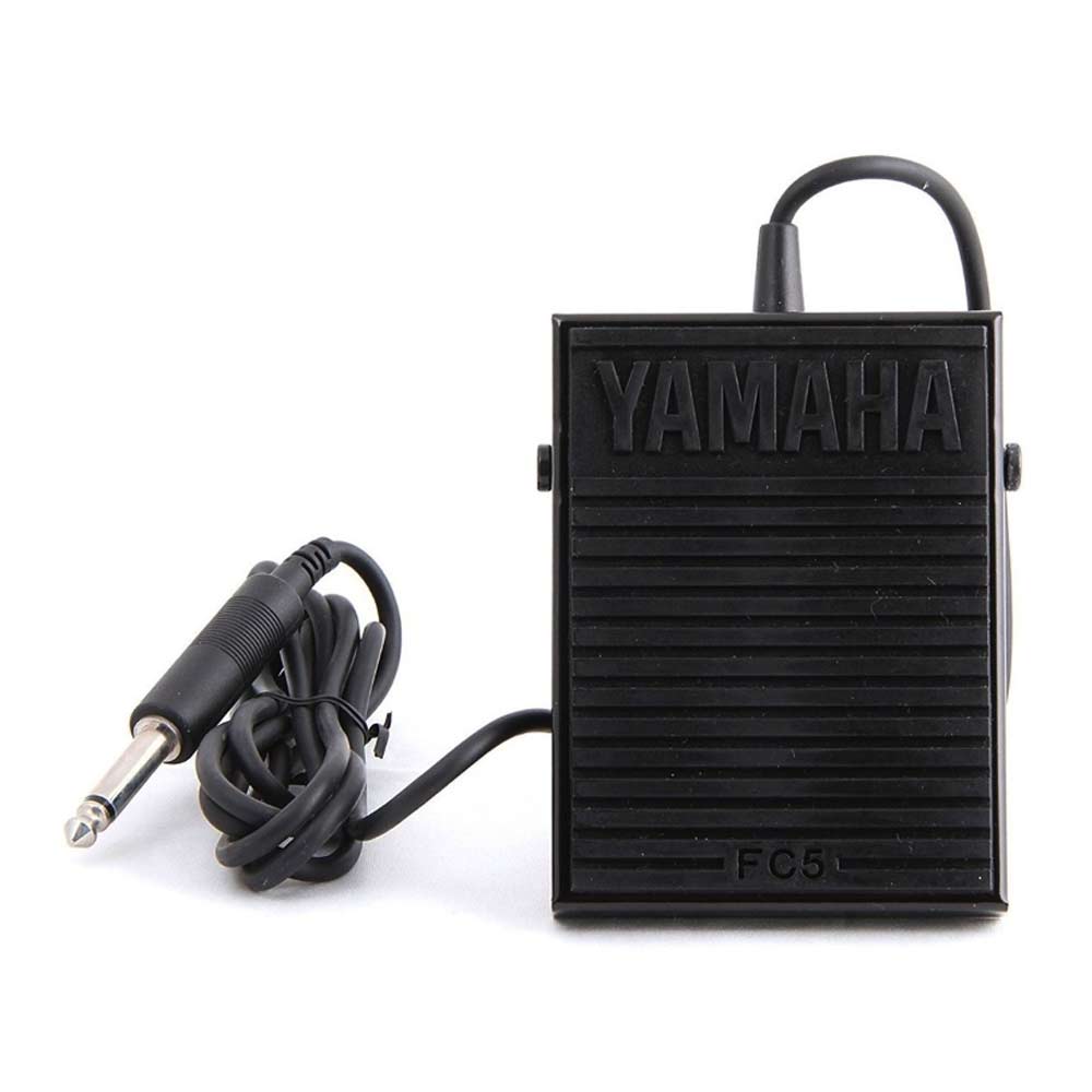 Pedal de sustain Yamaha FC-5A para teclado, negro