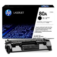 Tóner HP 80A para impresora LáserJet Pro 400 M401/M425, capacidad 2700 páginas, negro