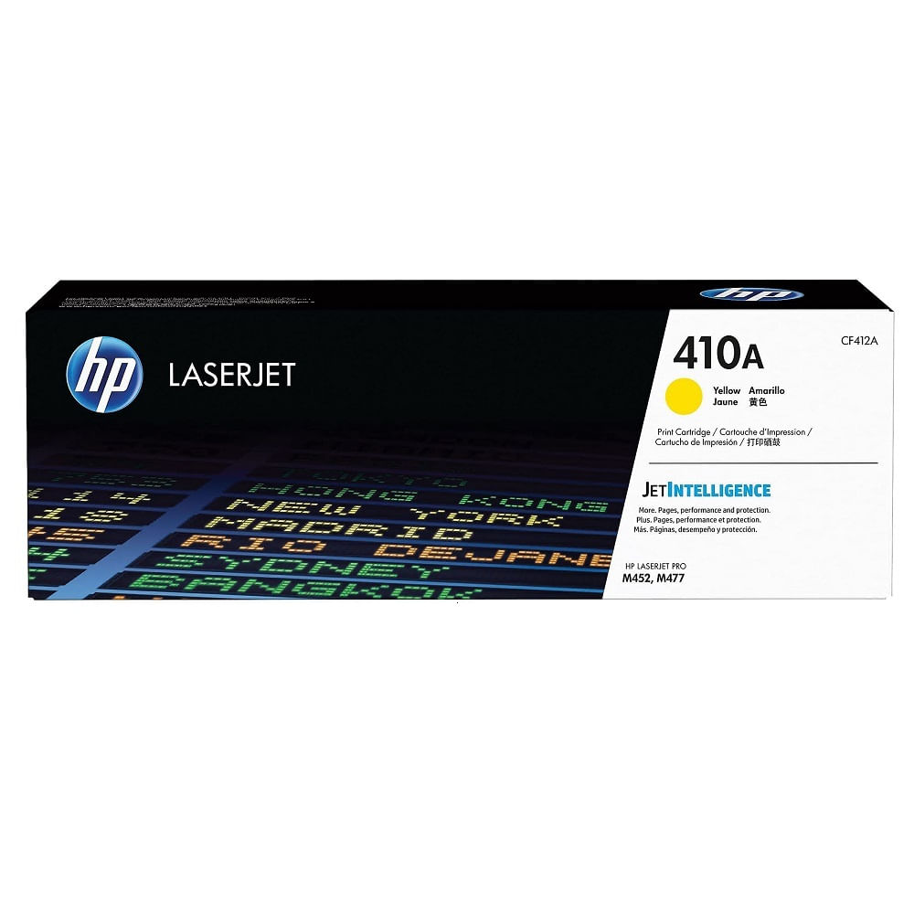 Imagen 2 del producto Tóner HP 410A CF411A para impresora LaserJet M477/M478/M452, capacidad 2300 páginas, amarillo