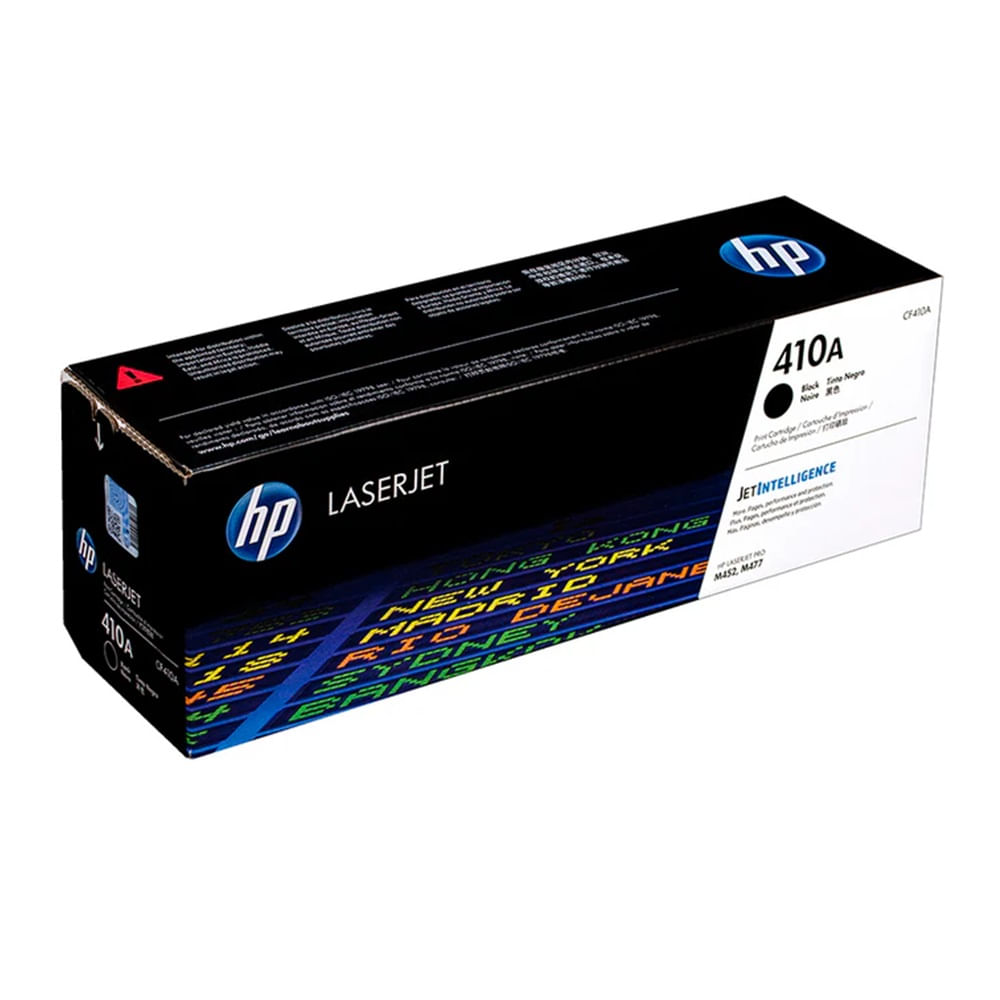 Imagen 2 del producto Tóner HP 410A CF410A para impresora LaserJet M477/M478/M452, capacidad 2300 páginas, negro