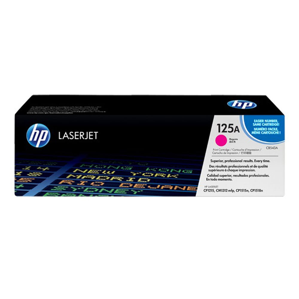 Imagen 2 del producto Tóner HP 125A CB543A para impresora LaserJet 1215/1515, capacidad 1400 páginas, magenta