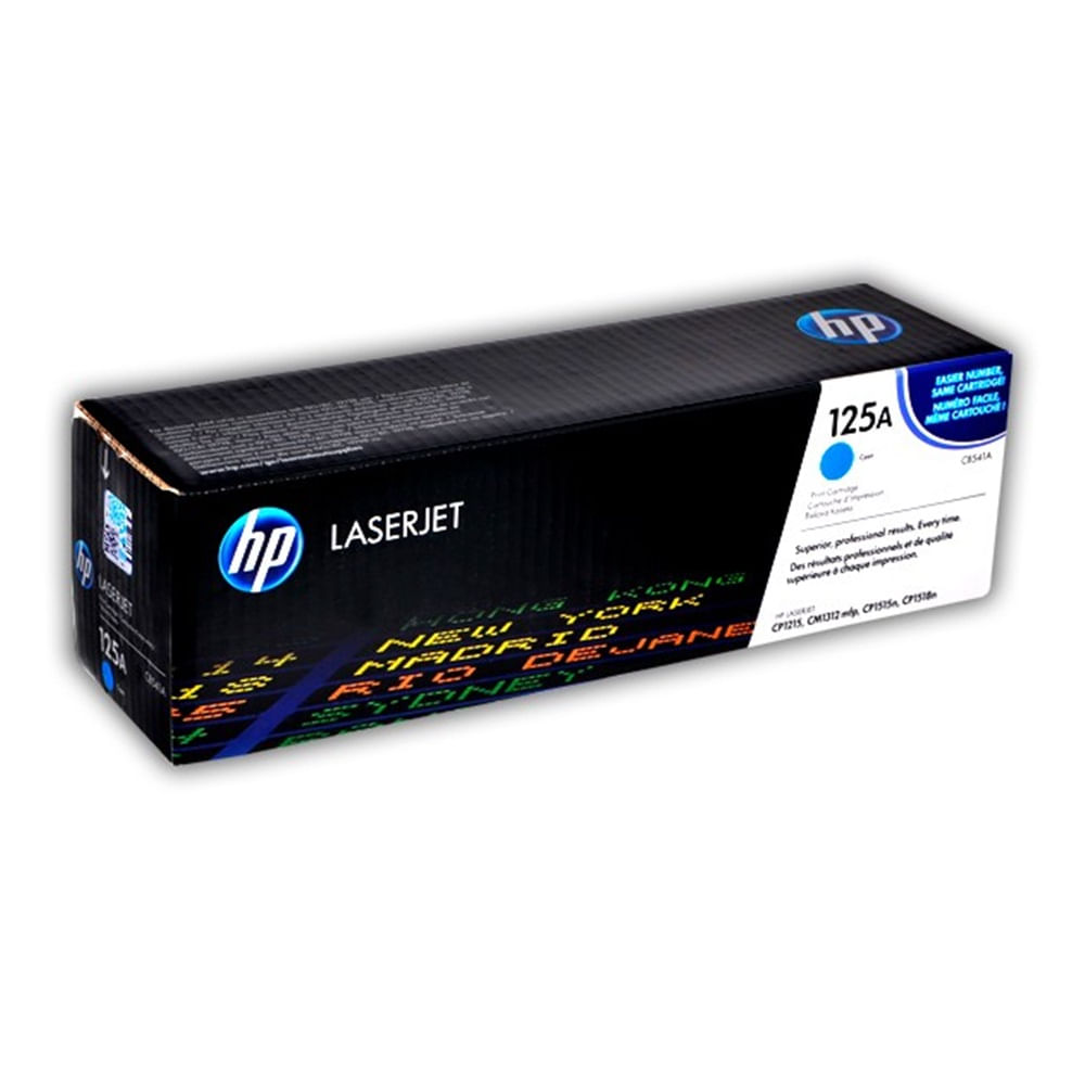 Imagen 2 del producto Tóner HP 125A CB541A para impresora LaserJet 1215/1515, capacidad 2200 páginas, cyan