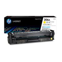Tóner HP 206A W2112A para impresora LaserJet M255, capacidad 1250 páginas, amarillo
