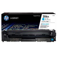 Tóner HP 206A W2112A para impresora LaserJet M255, capacidad 1250 páginas, cyan
