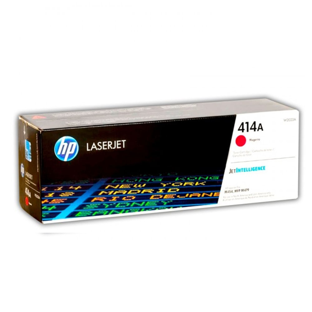 Imagen 2 del producto Tóner HP 414A W2023A para impresora LaserJet M454, capacidad 2100 páginas, magenta