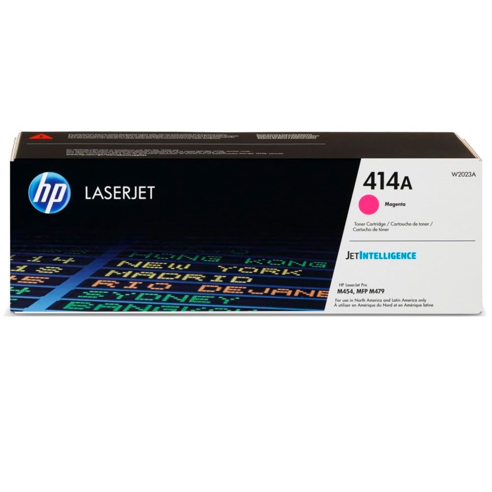 Imagen 1 del producto Tóner HP 414A W2023A para impresora LaserJet M454, capacidad 2100 páginas, magenta