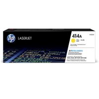 Tóner HP 414A W2022A para impresora LaserJet M454, capacidad 2100 páginas, amarillo
