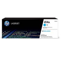 Tóner HP 414A W2021A para impresora LaserJet M454, capacidad 2100 páginas, cyan