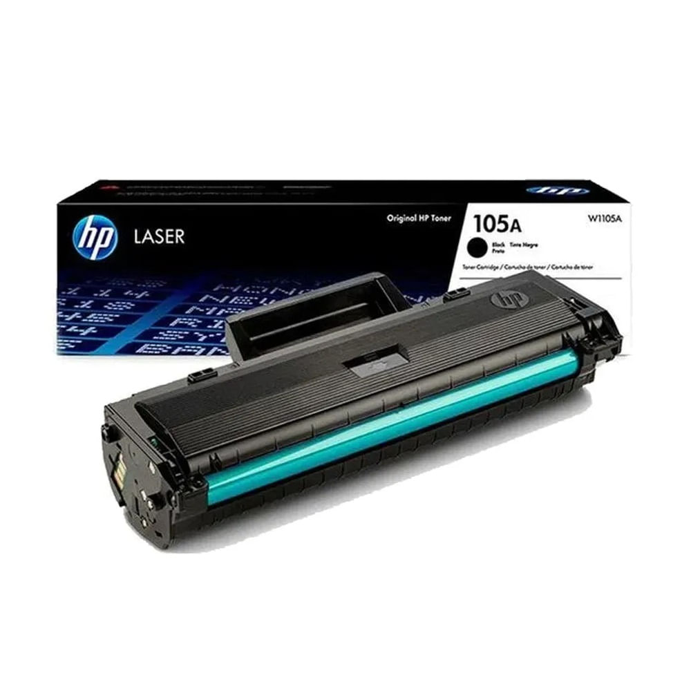 Imagen 1 del producto Tóner HP 105A W1105A para impresora Láser 107W, capacidad 1000 páginas, negro