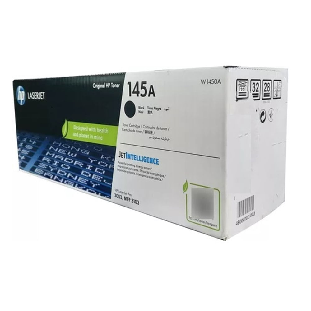 Imagen 2 del producto Tóner HP 145A W1450A para impresora LaserJet Pro 3003/3103, capacidad 1700 páginas, negro