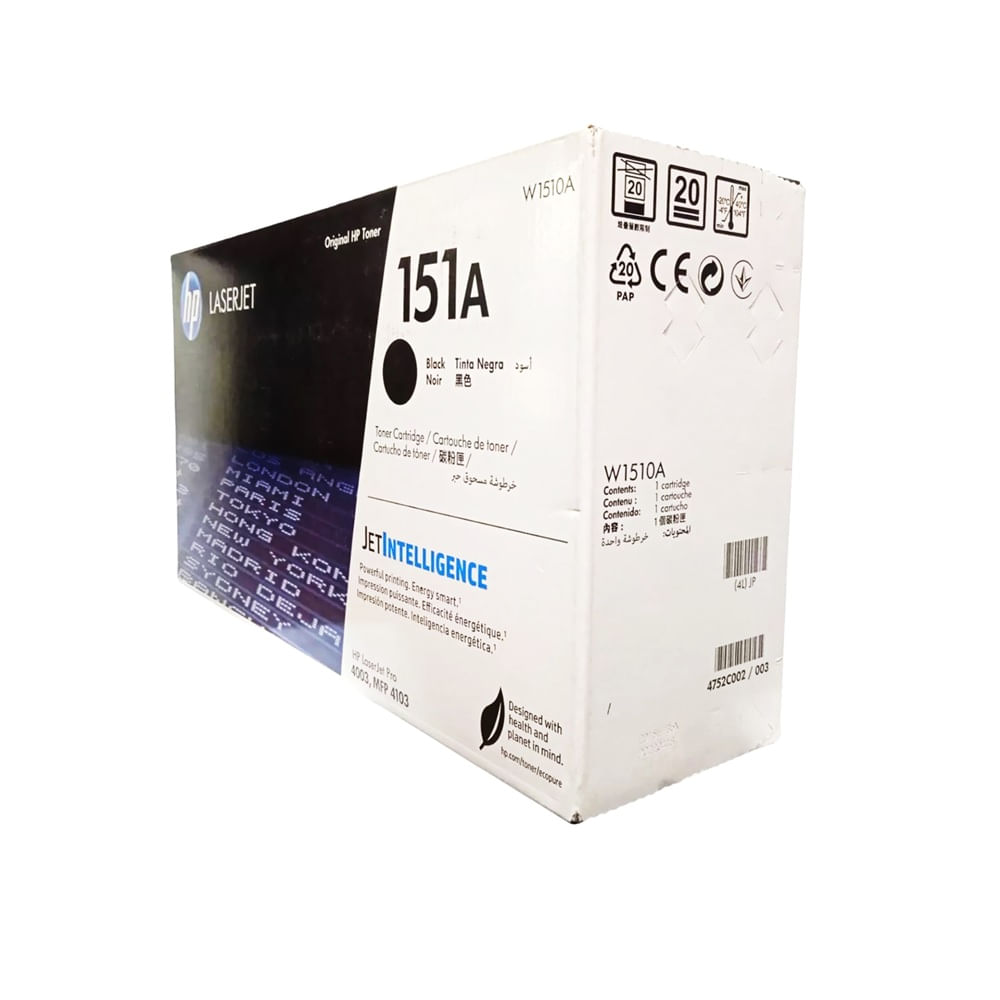 Imagen 2 del producto Tóner HP 151A W1510A para impresora LaserJet Pro 4003/MFP 4103, capacidad 3050 páginas, negro