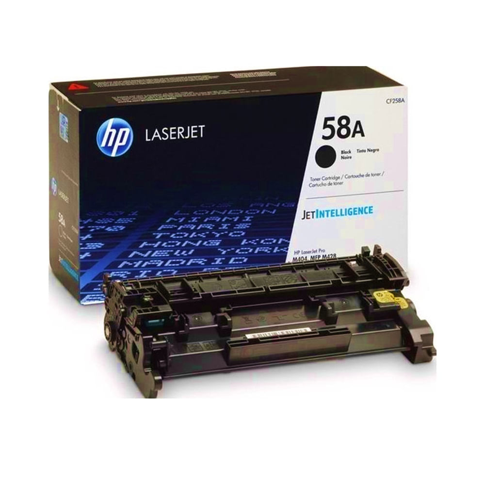 Imagen 2 del producto Tóner HP 58A CF258A para impresora LaserJet Pro M404/M428, capacidad 3000 páginas, negro