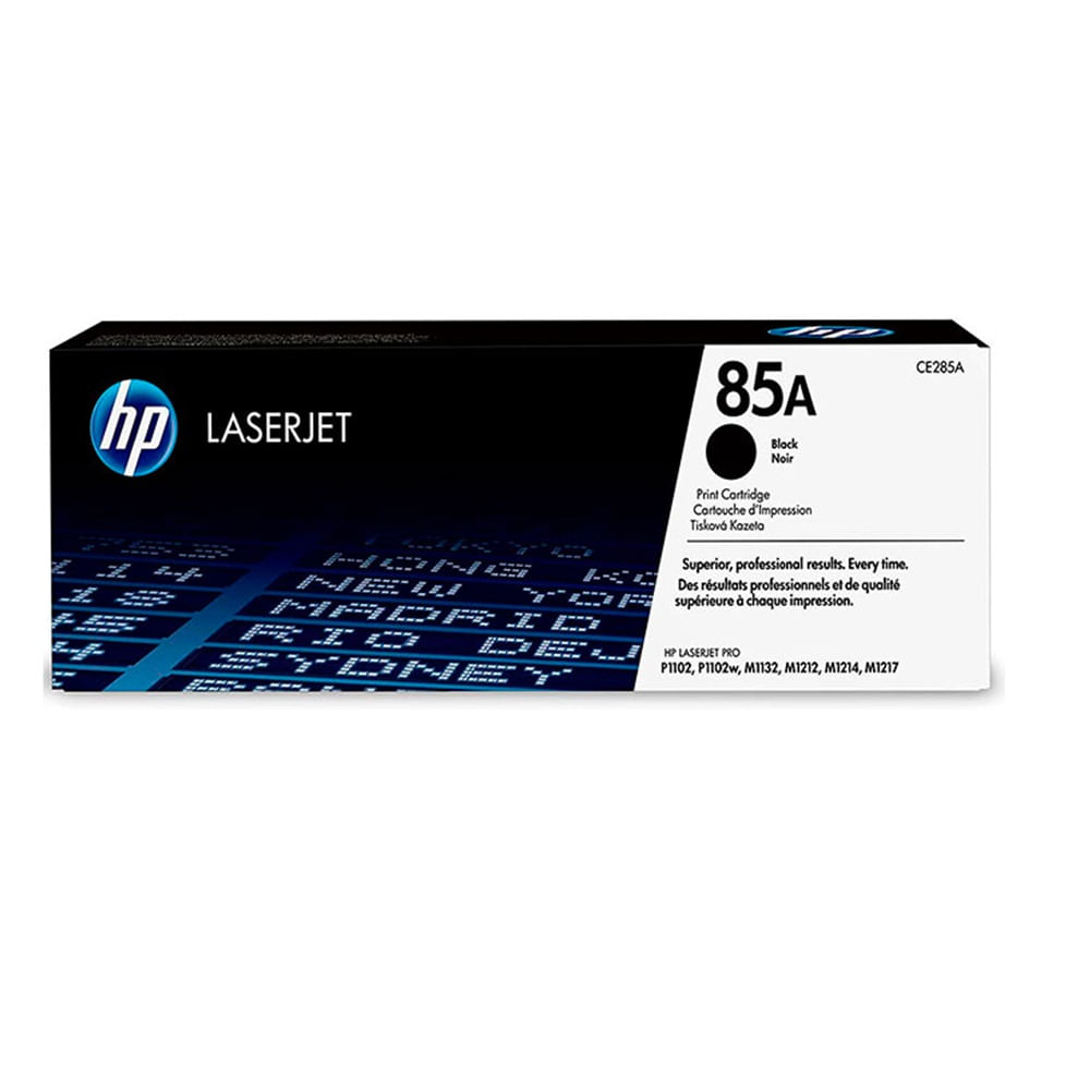 Imagen 2 del producto Tóner HP 85A CE285A para impresora LaserJet Pro P1102/M1212, capacidad 1600 páginas, negro