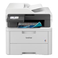 Impresora multifuncional láser Brother DCP-L3560CDW Wi-Fi, inalámbrica, a color, usa cartuchos de tóner