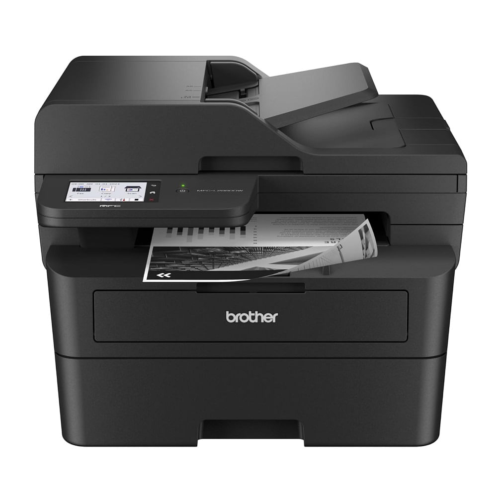 Imagen 1 del producto Impresora multifuncional láser Brother MFC-L2880DW Wi-Fi, inalámbrica, monocromática, usa cartuchos de tóner