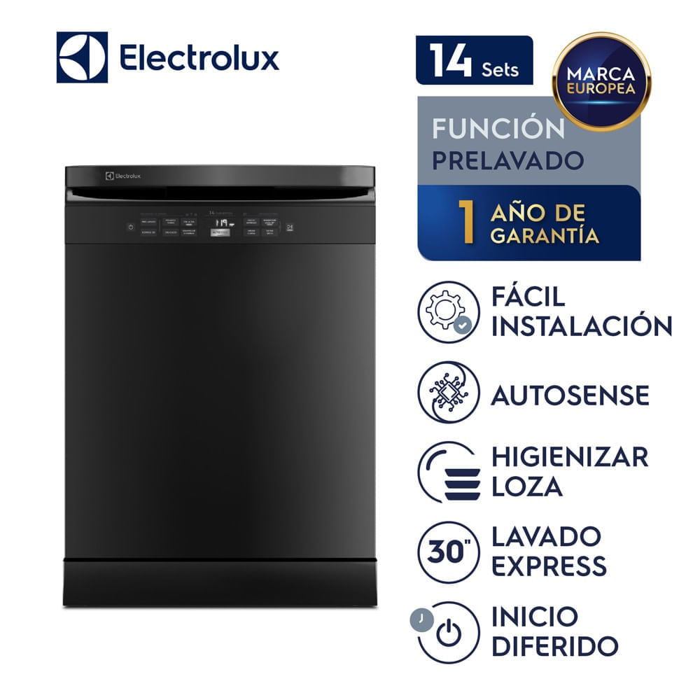 Imagen 2 del producto Lavavajillas Electrolux Freestanding EHFE14T2MSBXB capacidad 14 sets, panel digital, negro