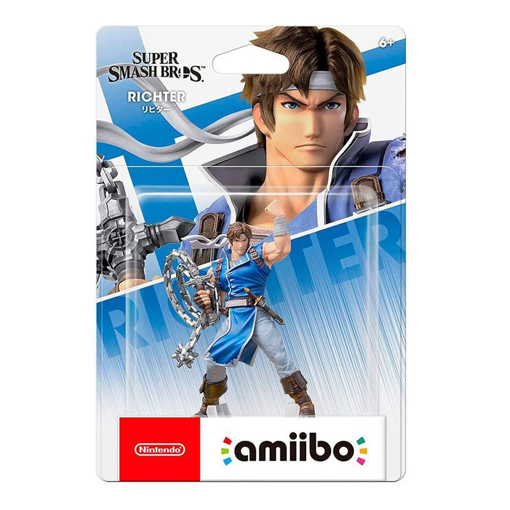 Imagen 1 del producto Figura interactiva Nintendo Amiibo Richter Belmont serie Super Smash Bros