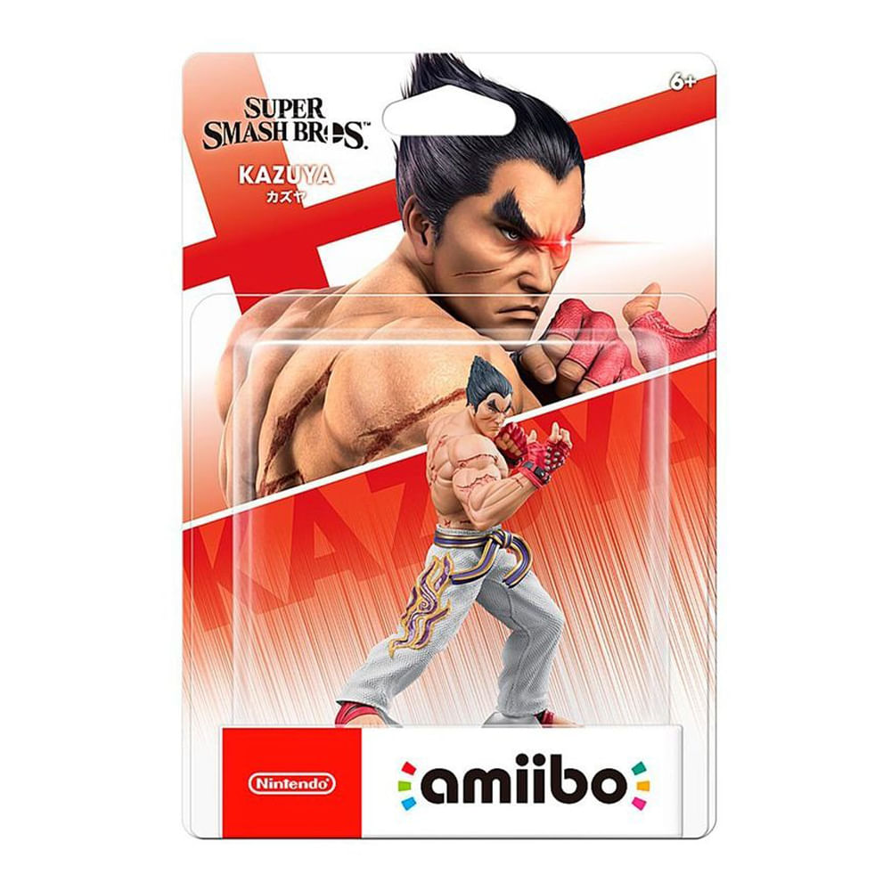 Figura interactiva Nintendo Amiibo Kazuya serie Super Smash Bros