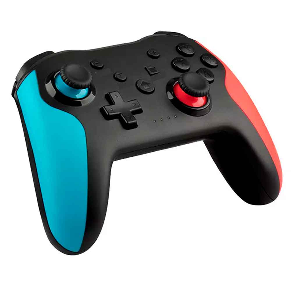 Mando para Nintendo Switch, alternativo, inalámbrico, conexión bluetooth, rojo/azul