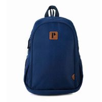 Mochila Porta Bohr 17"", tres bolsillos, azul