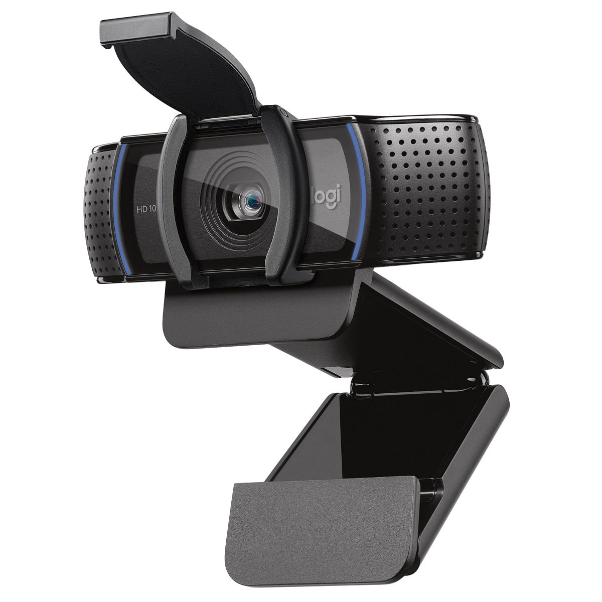 Cámara web Logitech C920s Full HD 1080p, conexión USB, micrófono integrado, tapa de privacidad, cable 1.5 m, negro