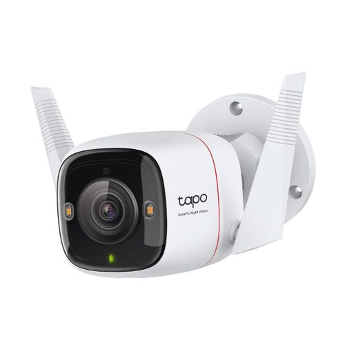 Cámara de seguridad externa TP-Link Tapo C325WB 2K, Wi-Fi, visión nocturna, detección de movimiento, certificación IP66, audio bidireccional