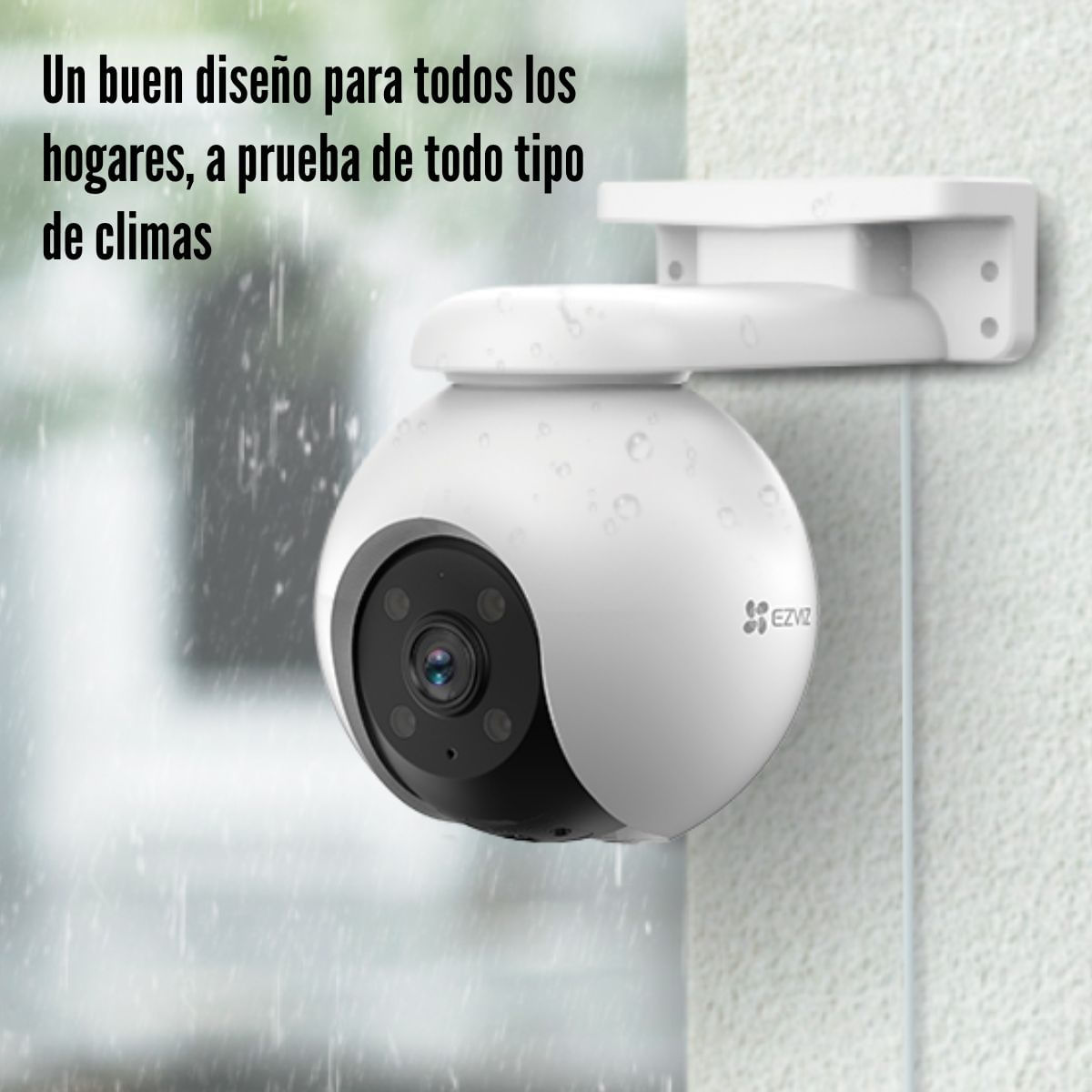 Imagen 2 del producto Cámara de seguridad externa EZVIZ H8 Pro 3K, Wi-Fi, visión nocturna, detección de movimiento, audio bidireccional, giro 340°