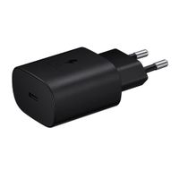 Cargador de pared Samsung 1 puerto tipo C, 25W, negro (reempacado)