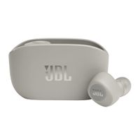 Audífonos bluetooth True Wireless JBL Wave 100 Deep Bass duración máx. 5 horas, control de música y llamadas, ivory (reempacado)