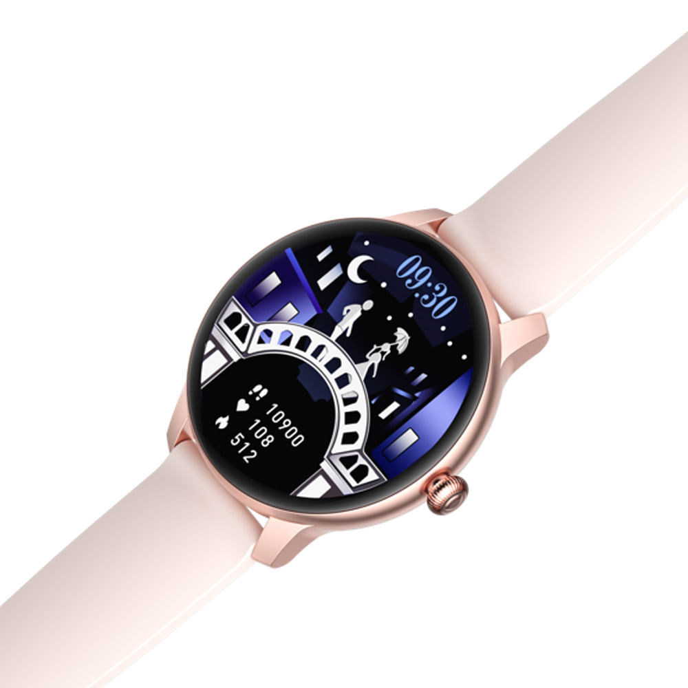 Imagen 2 del producto Smartwatch Kieslect Lady L11, pantalla 1.09"", 9 modos deportivos, IP68, bluetooth, 180 mAh, rosado (reempacado)