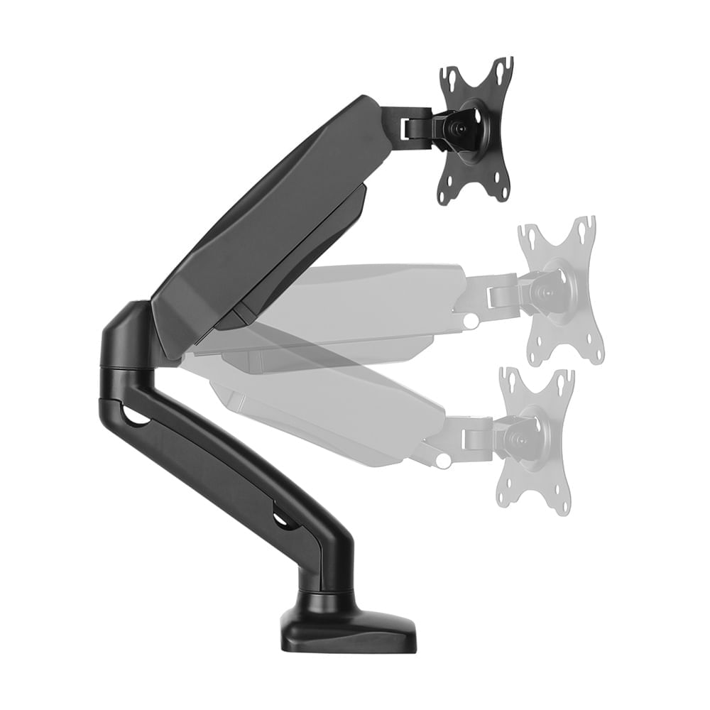 Imagen 2 del producto Rack soporte Brateck para monitor 17""- 32"", flexible, negro (reempacado)