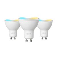 Foco dicroico inteligente Nexxt x3 luz blanca y amarilla, wi-fi, 4w, tipo de bombilla MR16 (reempacado)