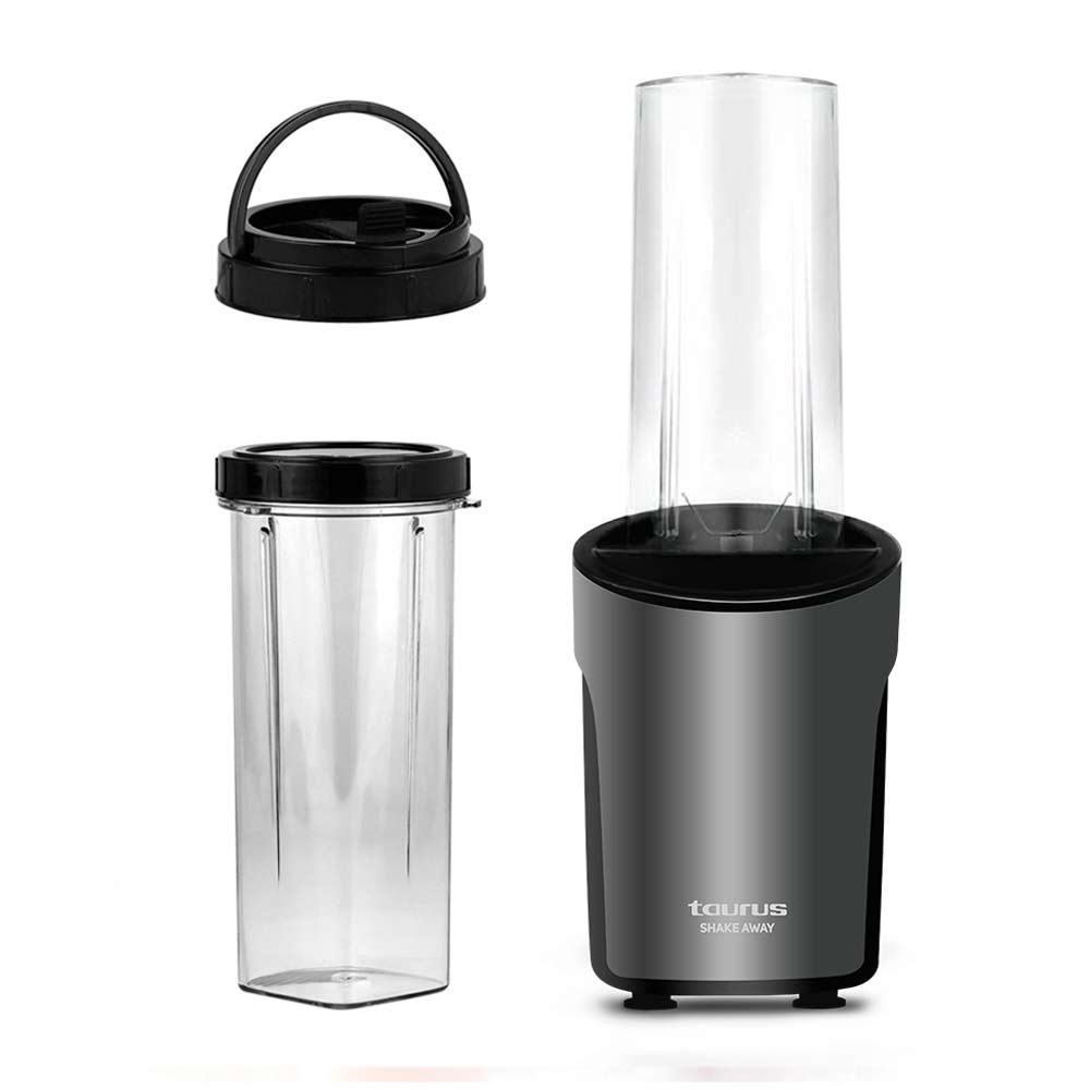 Imagen 2 del producto Licuadora Taurus Shake Away 2.0 450 w, 1 velocidad, 2 vasos de 600 ml, gris oscuro (reempacado)