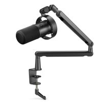 Micrófono Fifine T688 dinámico, cardioide, alámbrico, conexión XRL a USB, 70Hz-15kHz, negro