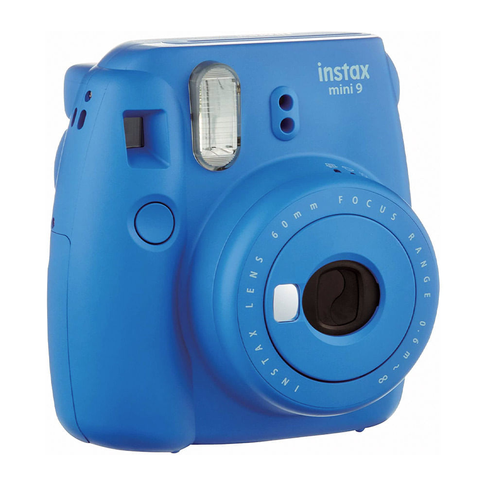 Imagen 2 del producto Reacondicionado: Cámara instantánea Fujifilm Instax mini 9, enfoque e ISO automático, lente 60mm, azul cobalto