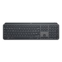 Reacondicionado: Teclado inalámbrico Logitech MX KEYS, membrana, bluetooth, recargable, layout español, negro