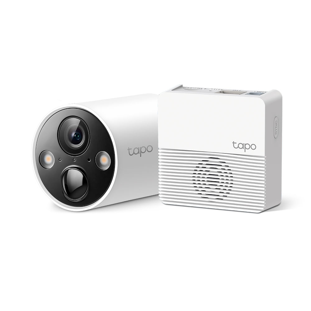 Cámara de seguridad externa TP-Link Tapo C420S1 2K, Wi-Fi, visión nocturna, detección de movimiento, IP65, audio bidireccional, visión 113°