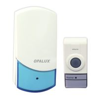 Reacondicionado: Timbre inalámbrico Opalux RL-3818 58 melodías, control remoto, distancia 100 m