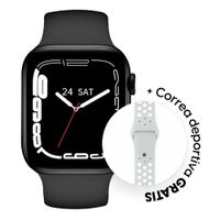 Reacondicionado: Smartwatch Roadtrip Watch S3 46mm, IP65, detección de frecuencia cardiaca, llamadas BT, negro + correa deportiva Blanca