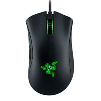 Reacondicionado: Mouse gamer Razer Deathadder Essential, 5 botones, 6400 dpi, luz verde, negro